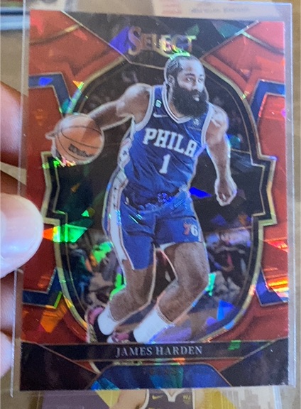 2022-23 Panini Select #25 James Harden — front