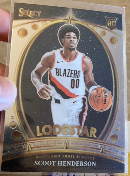 2023-24 Panini Select Lodestar #1 Scoot Henderson — front
