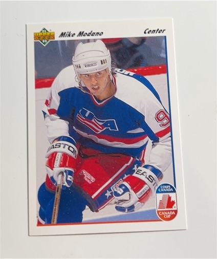 1991-92 Upper Deck Canada Cup #32 Mike Modano — front