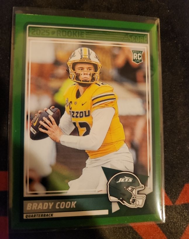 2025 Panini Score #36 Brady Cook Rookie Card — front