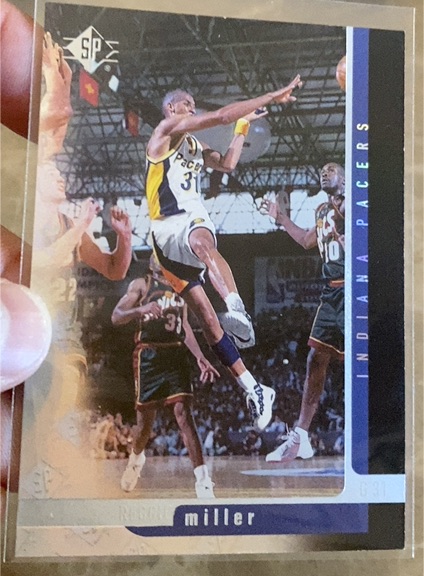 1996-97 Upper Deck SP #45 Reggie Miller — front