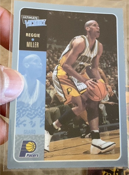2000-01 Upper Deck Victory #81 Reggie Miller — front