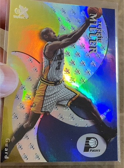 1999-00 Skybox E-X #57 Reggie Miller — front