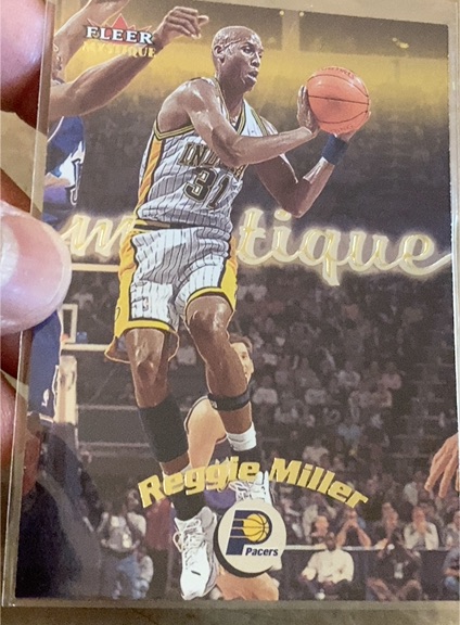 2000-01 Fleer Mystique #34 Reggie Miller — front