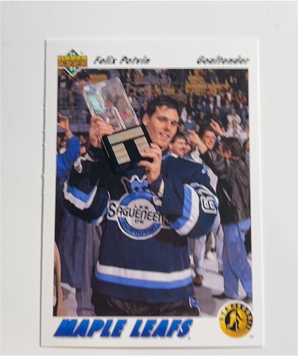 1991-92 Upper Deck #460 Felix Potvin — front