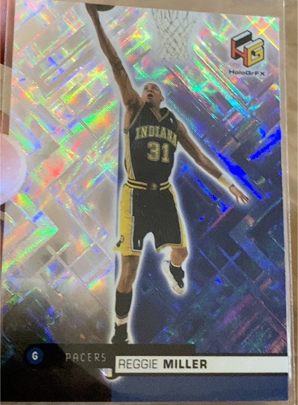 1999-00 Upper Deck HoloGrFX #23 Reggie Miller — front