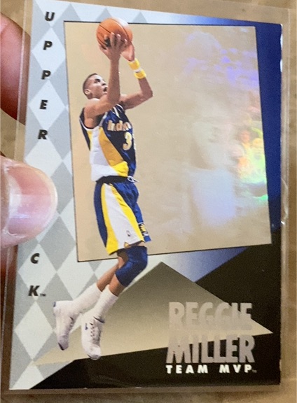 1992-93 Upper Deck MVP Holograms #11 Reggie Miller — front