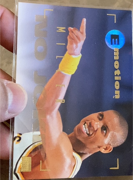 1994-95 SkyBox Emotion #40 Reggie Miller — front