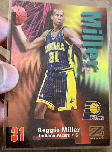1997-98 SkyBox Z-Force #131 Reggie Miller — front