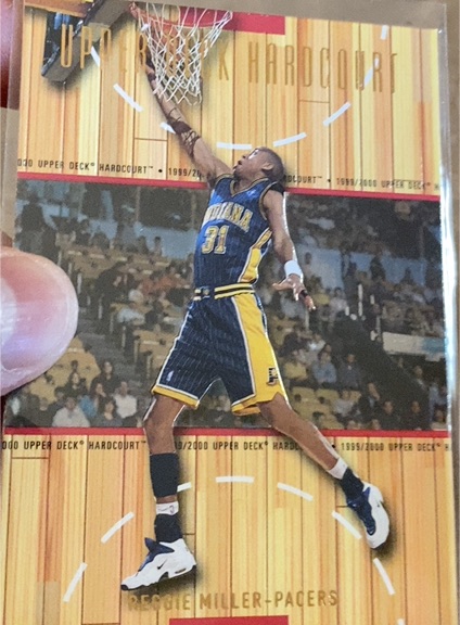 1999-00 Upper Deck Hardcourt #21 Reggie Miller — front