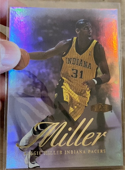 1999-00 Fleer Flair Showcase #31 Reggie Miller — front
