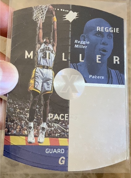 1997-98 Upper Deck SPx #19 Reggie Miller — front