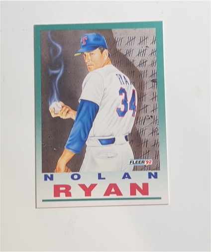 1992 Fleer #710 Nolan Ryan — front