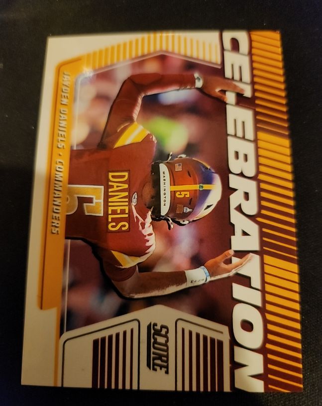 2025 Panini Score Celebration #C-JDA Jayden Daniels — front
