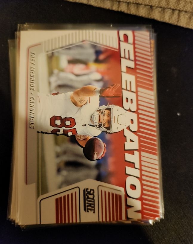2025 Panini Score #C-JMC Jay McBride Celebration — front