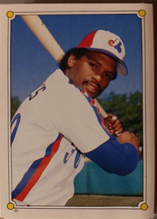 1987 Topps Stickers #85 Tim Raines — front