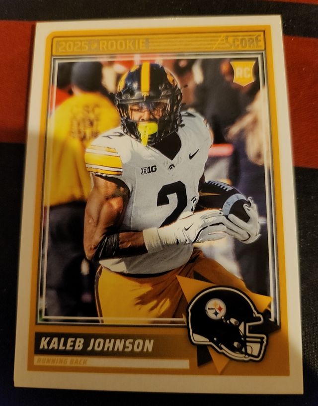 2025 Panini Score #12 Kaleb Johnson — front