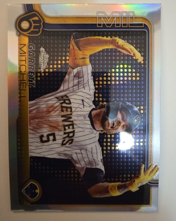 2025 Topps Chrome #MIL Garrett Mitchell — front
