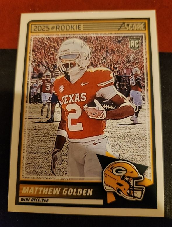 2025 Panini Score #56 Matthew Golden — front
