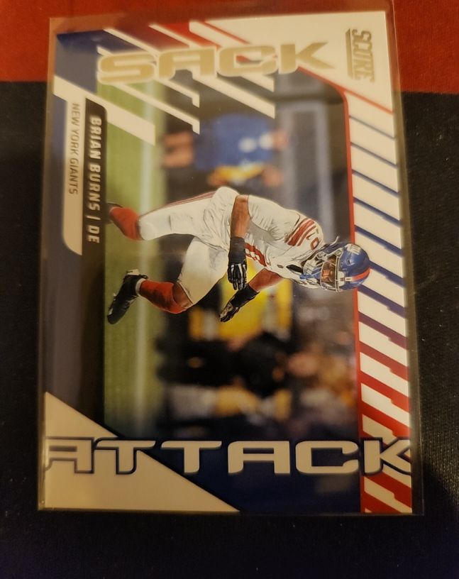 2025 Score Sack Attack #13 Brian Burns — front