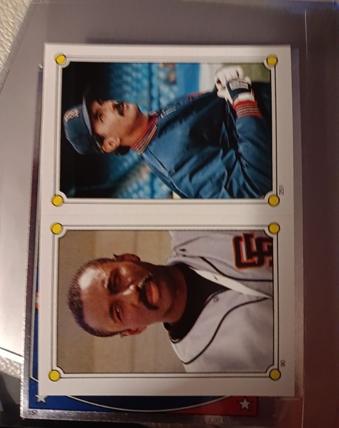 1987 Topps Stickers #112 / 275 Eric Show / Mike Smithson — front