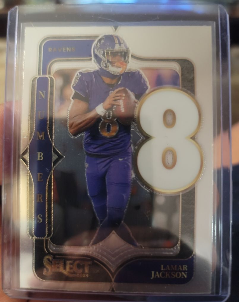 2024 Panini Select Numbers #11 Lamar Jackson — front