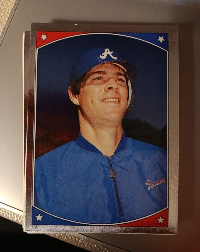 1987 Topps Stickers #161 Dale Murphy — front