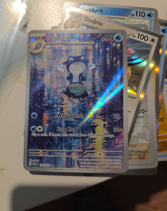2023 Pokémon Scarlet & Violet 151 #176 Poliwhirl Illustration Rare — front