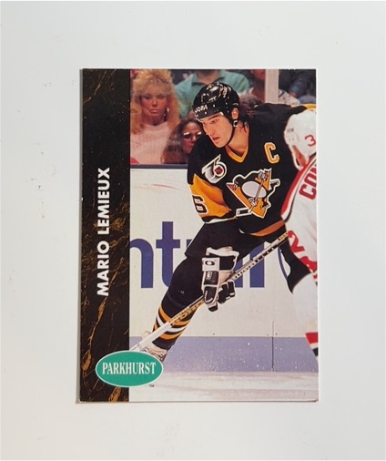 1991-92 Parkhurst #137 Mario Lemieux — front