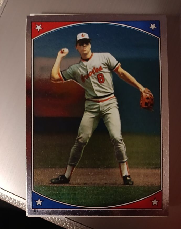 1987 Topps Spring Fever Baseball #151 Cal Ripken Jr — front
