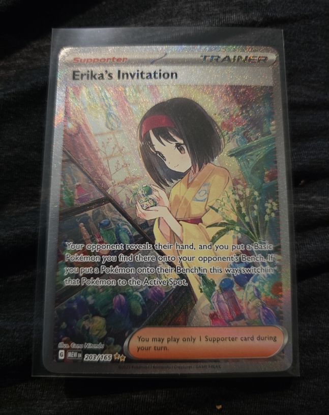 2023 Pokémon Scarlet & Violet 151 #203 Erika's Invitation — front