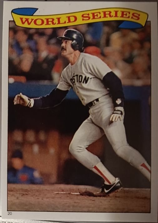 1989 Topps #20 Dwight Evans — front