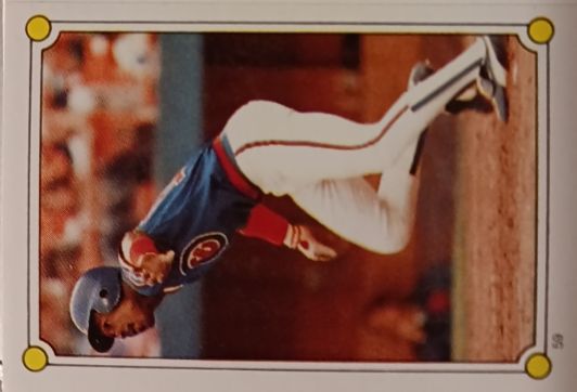 1982 Topps #59 Chicago Cubs Player — front