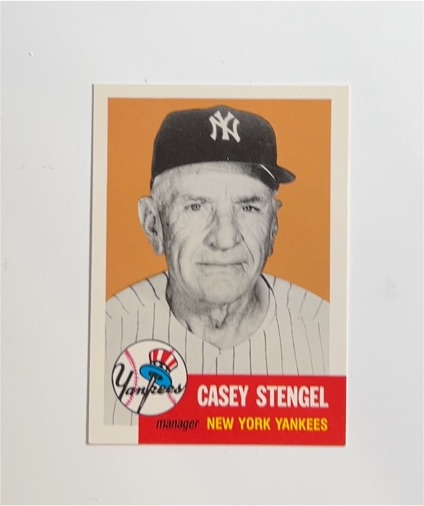 1991 Topps Archives 1953 #325 Casey Stengel — front