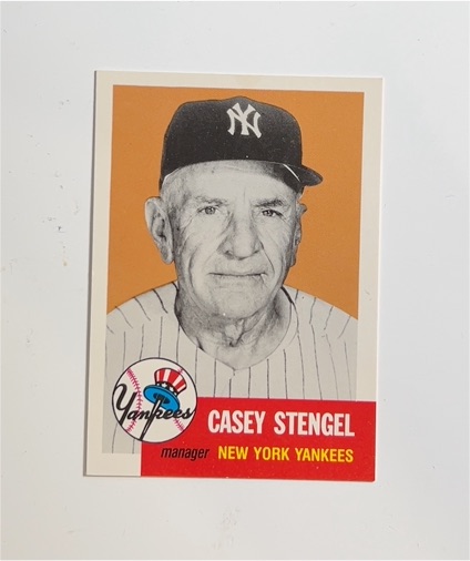 1991 Topps Archives 1953 #325 Casey Stengel — front