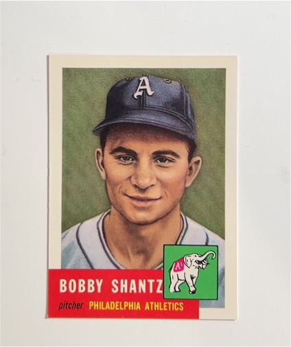 1953 Topps #225 Bobby Shantz — front