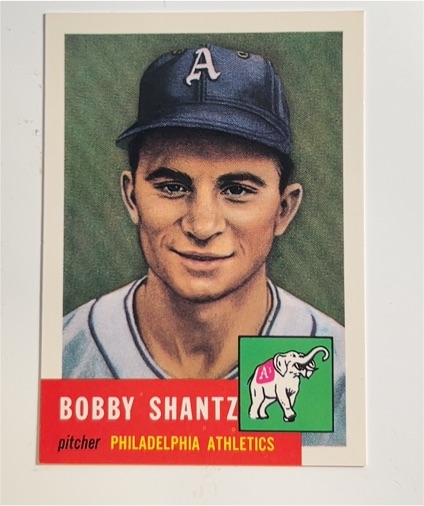 1991 Topps Archives 1953 #225 Bobby Shantz — front