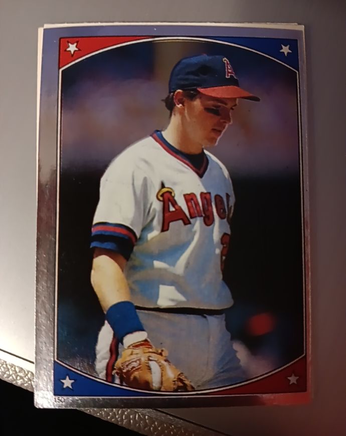 1987 Topps Sticker #150 Wally Joyner — front