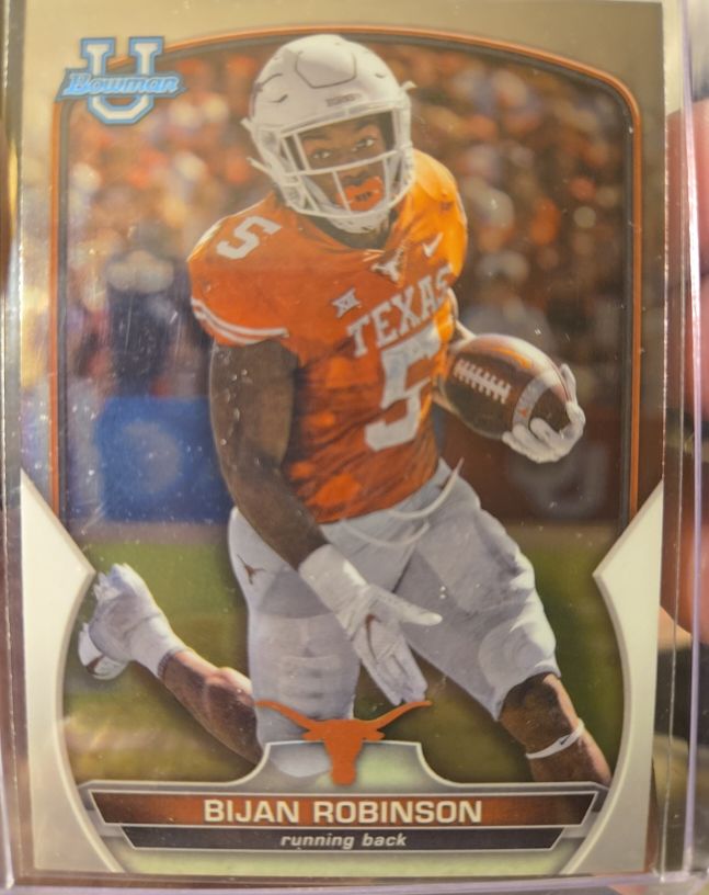 2022 Bowman University Chrome #70 Bijan Robinson — front