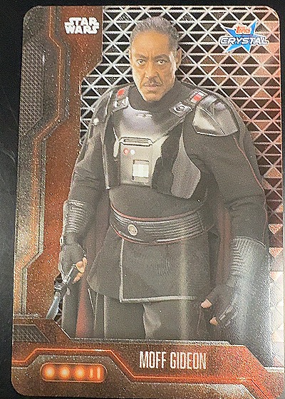 2021 Topps Star Wars The Mandalorian Crystal #CR4 Moff Gideon — front