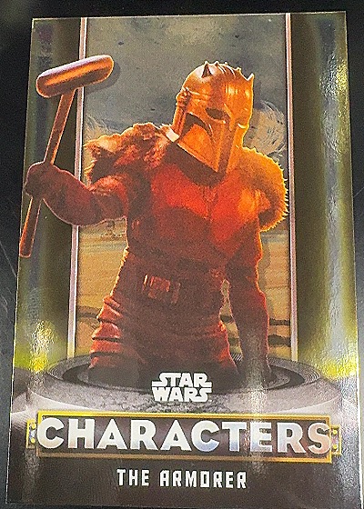 2021 Topps Star Wars The Mandalorian UK Exc. Character Card C9 The Armorer — front
