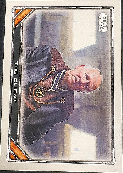 2022 Topps Chrome Star Wars The Mandalorian #S1-3 The Client — front