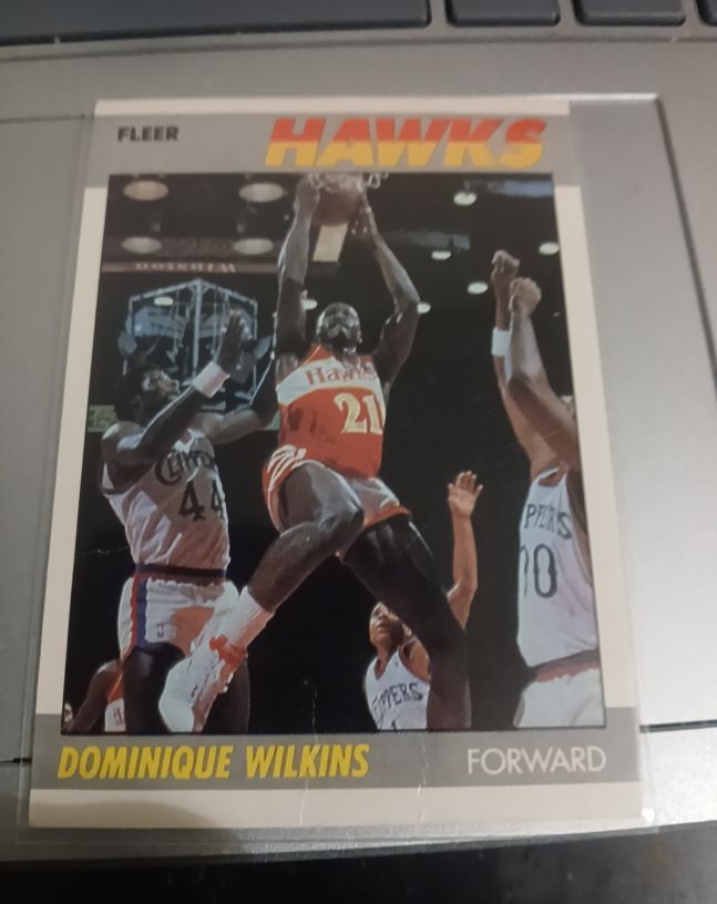 1987-88 Fleer #118 Dominique Wilkins — front