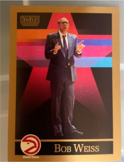 1990-91 SkyBox #301 Bob Weiss — front