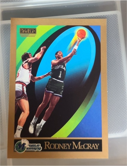 1990-91 SkyBox #377 Rodney McCray — front