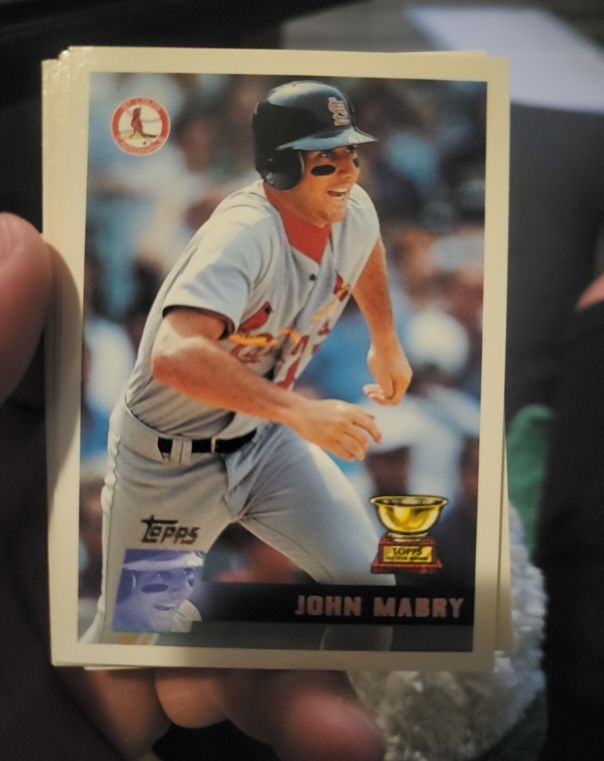 1996 Topps #73 John Mabry — front