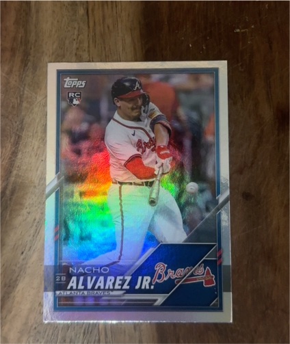 2023 Topps #RC Nacho Alvarez Jr. — front
