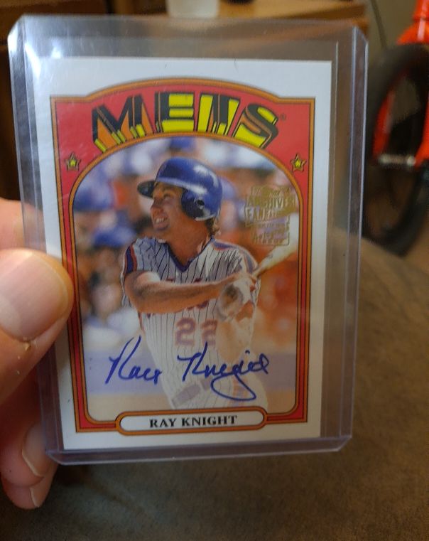2022 Topps Archives 1972 Fan Favorites Autograph #72FF-RK Ray Knight — front