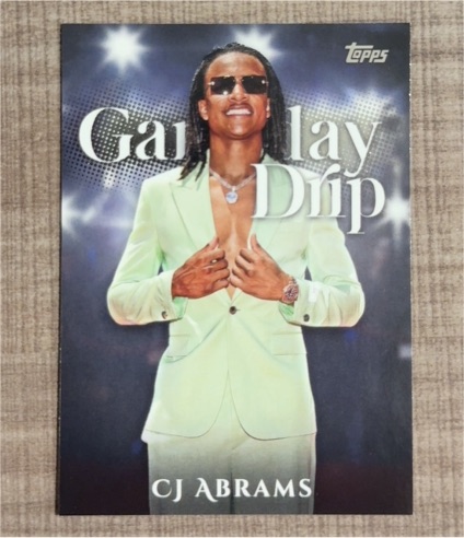 2025 Topps Celebration Gameday Drip #GD-17 CJ Abrams — front