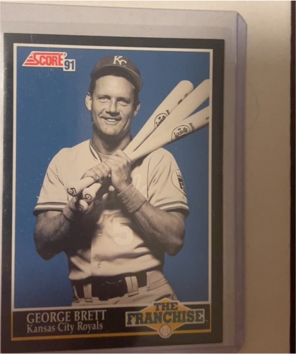 1991 Score #853 George Brett The Franchise — front